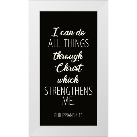 All Things 2 White Modern Wood Framed Art Print by Allen, Kimberly