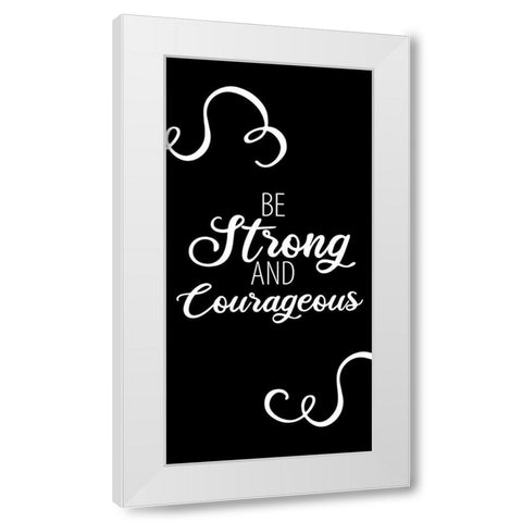 Strong 1 White Modern Wood Framed Art Print by Allen, Kimberly