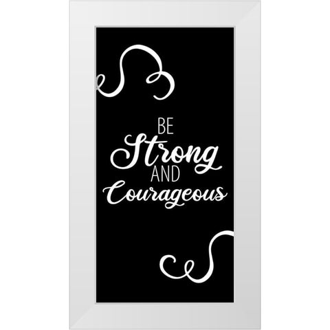 Strong 1 White Modern Wood Framed Art Print by Allen, Kimberly