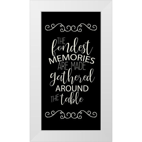 This Kitchen 1 White Modern Wood Framed Art Print by Allen, Kimberly
