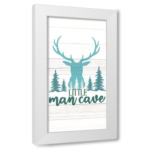 Little Man 1 White Modern Wood Framed Art Print by Allen, Kimberly