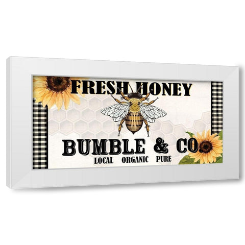 Fresh Honey White Modern Wood Framed Art Print by Allen, Kimberly