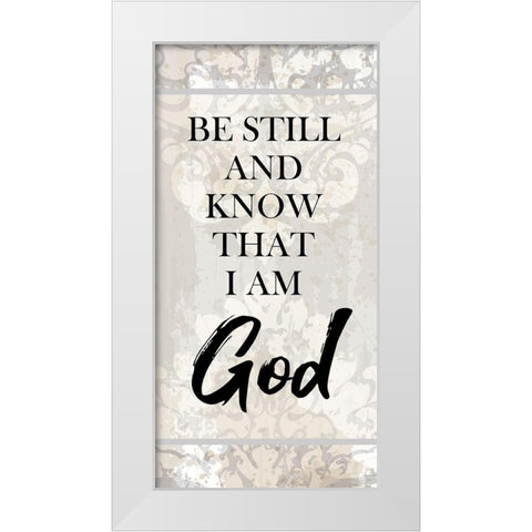 Know 1 White Modern Wood Framed Art Print by Allen, Kimberly