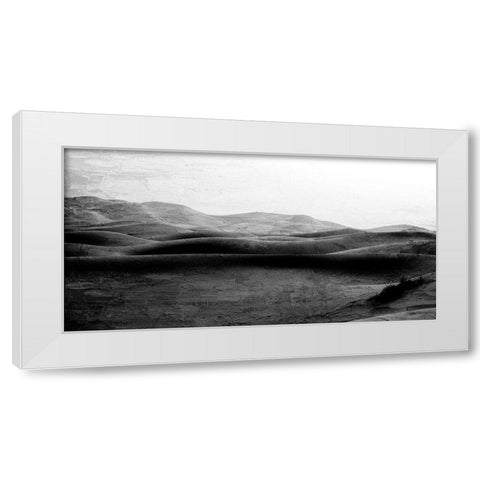 Across the Hills White Modern Wood Framed Art Print by Allen, Kimberly