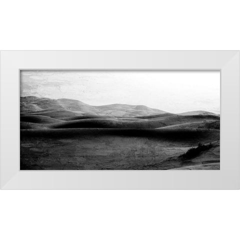 Across the Hills White Modern Wood Framed Art Print by Allen, Kimberly