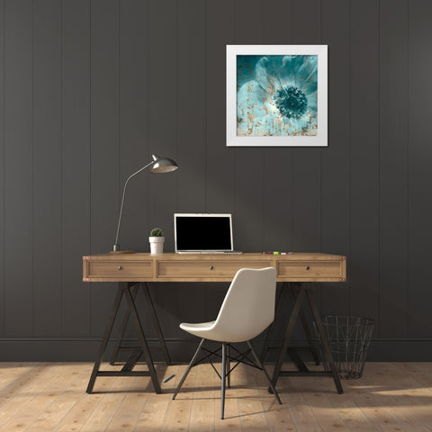 Seaside Bloom White Modern Wood Framed Art Print by Allen, Kimberly