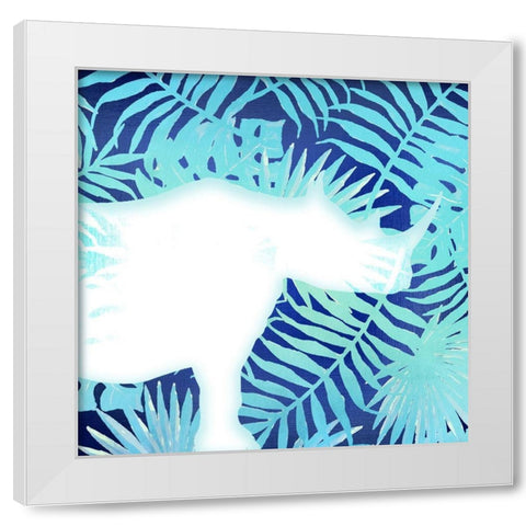 On Jungle Safari 2 White Modern Wood Framed Art Print by Kimberly, Allen