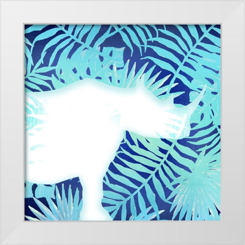 On Jungle Safari 2 White Modern Wood Framed Art Print by Kimberly, Allen