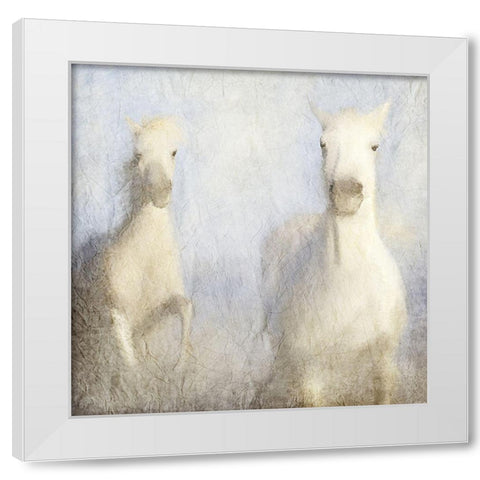 White Wild White Modern Wood Framed Art Print by Kimberly, Allen
