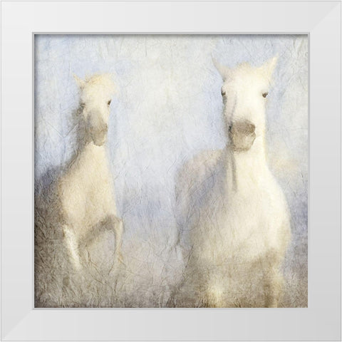 White Wild White Modern Wood Framed Art Print by Kimberly, Allen