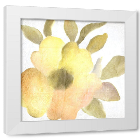 Summer Blooms 1 White Modern Wood Framed Art Print by Kimberly, Allen
