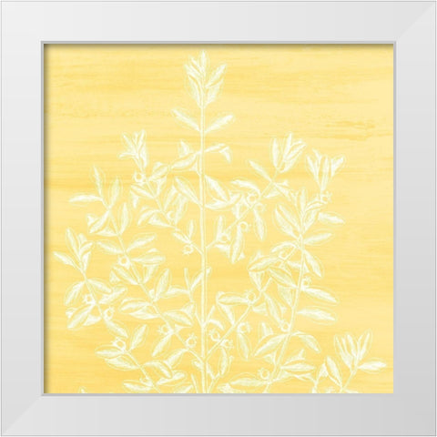 Botanical Bright 2 White Modern Wood Framed Art Print by Kimberly, Allen