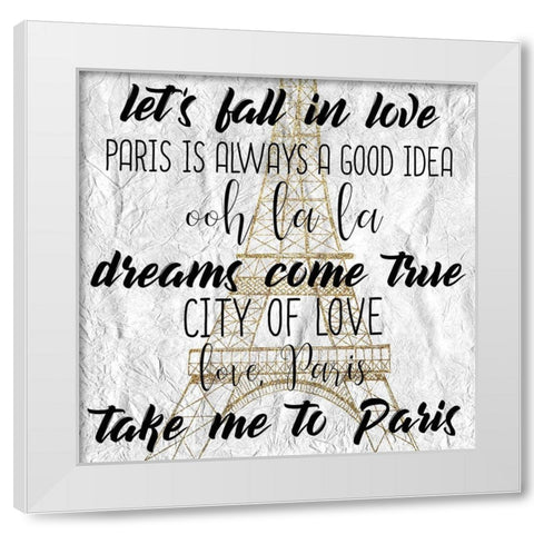 My Dreams 2 White Modern Wood Framed Art Print by Kimberly, Allen