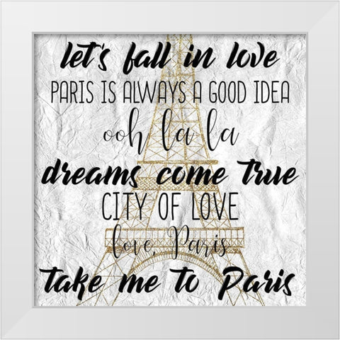 My Dreams 2 White Modern Wood Framed Art Print by Kimberly, Allen