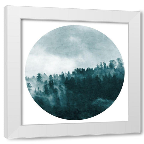 In the Forest 1 White Modern Wood Framed Art Print by Kimberly, Allen