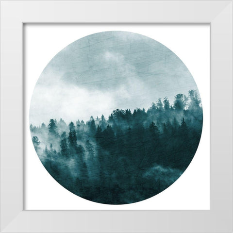 In the Forest 1 White Modern Wood Framed Art Print by Kimberly, Allen