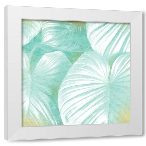 Tropics 2 White Modern Wood Framed Art Print by Kimberly, Allen