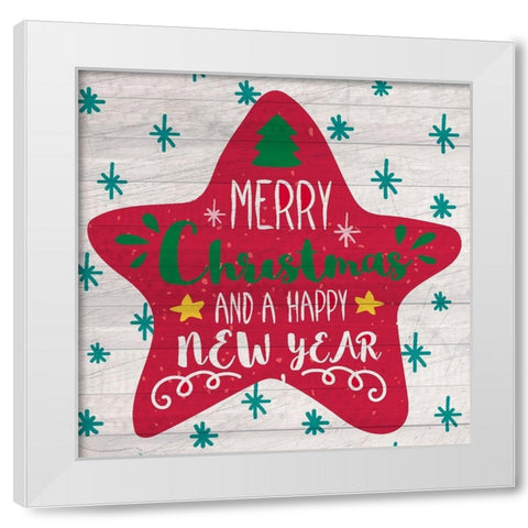 Nostalgic Christmas 14 White Modern Wood Framed Art Print by Kimberly, Allen