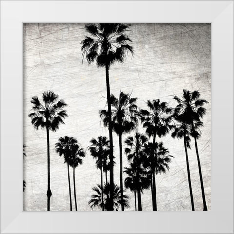 Dusky Beach White Modern Wood Framed Art Print by Kimberly, Allen