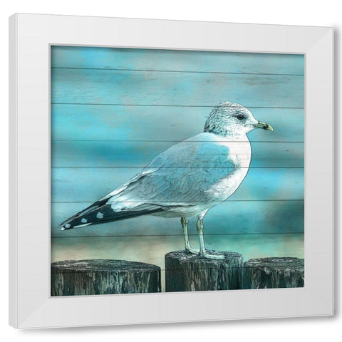 Coastal Life 5 White Modern Wood Framed Art Print by Kimberly, Allen