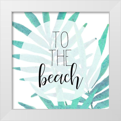 Sunsets 3 White Modern Wood Framed Art Print by Kimberly, Allen