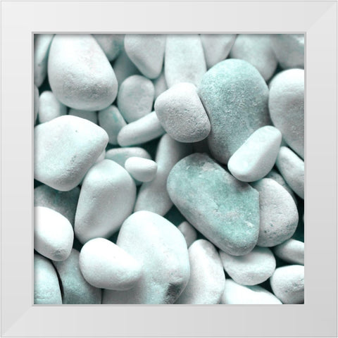 Inhale Exhale 3 White Modern Wood Framed Art Print by Kimberly, Allen