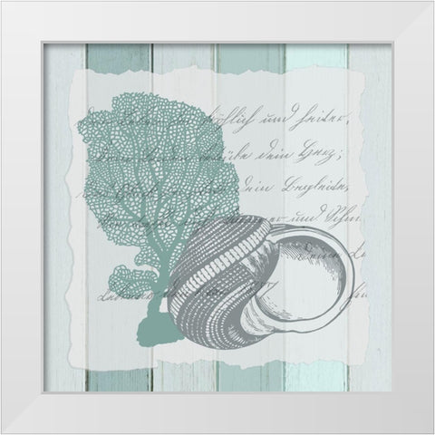 Live in the Sun 4 White Modern Wood Framed Art Print by Kimberly, Allen
