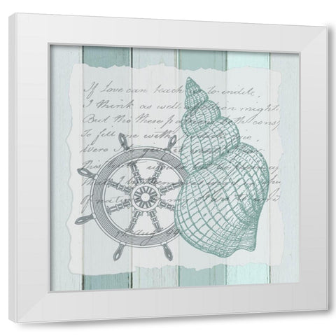Live in the Sun 5 White Modern Wood Framed Art Print by Kimberly, Allen