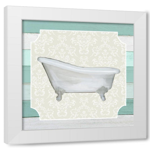 Bubble Bath 2 White Modern Wood Framed Art Print by Kimberly, Allen