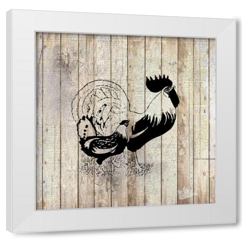 Farm Life 3 White Modern Wood Framed Art Print by Allen, Kimberly