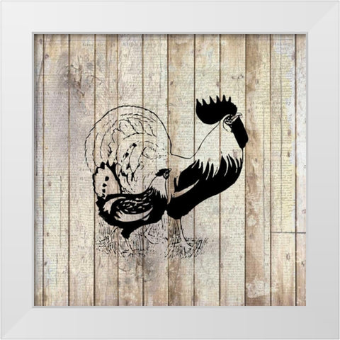 Farm Life 3 White Modern Wood Framed Art Print by Allen, Kimberly