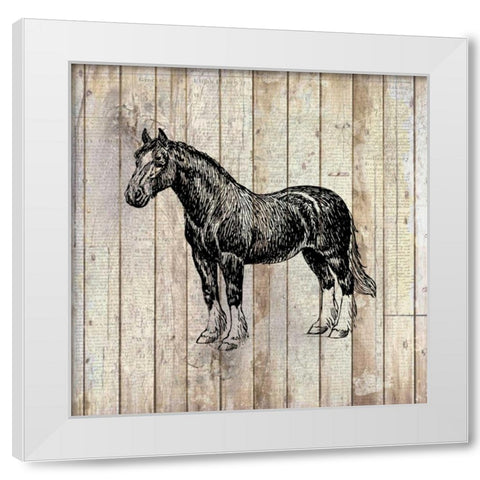 Farm Life 4 White Modern Wood Framed Art Print by Allen, Kimberly