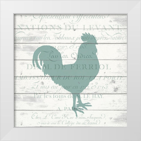 Farm Life A White Modern Wood Framed Art Print by Kimberly, Allen