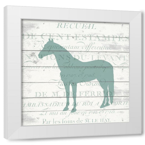 Farm Life B White Modern Wood Framed Art Print by Kimberly, Allen