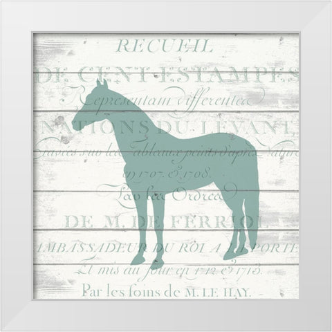 Farm Life B White Modern Wood Framed Art Print by Kimberly, Allen