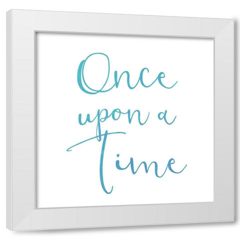 Once Upon 2 White Modern Wood Framed Art Print by Kimberly, Allen