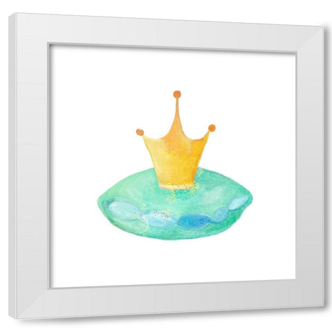 Once Upon 3 White Modern Wood Framed Art Print by Kimberly, Allen