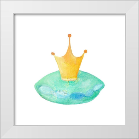 Once Upon 3 White Modern Wood Framed Art Print by Kimberly, Allen