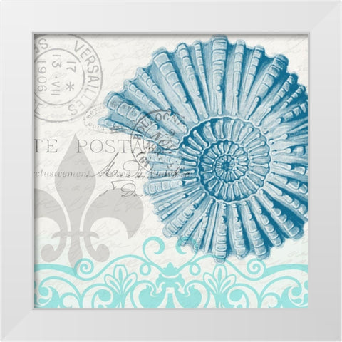 Lucky Enough 3 White Modern Wood Framed Art Print by Kimberly, Allen