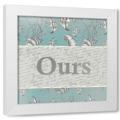 Ours White Modern Wood Framed Art Print by Allen, Kimberly