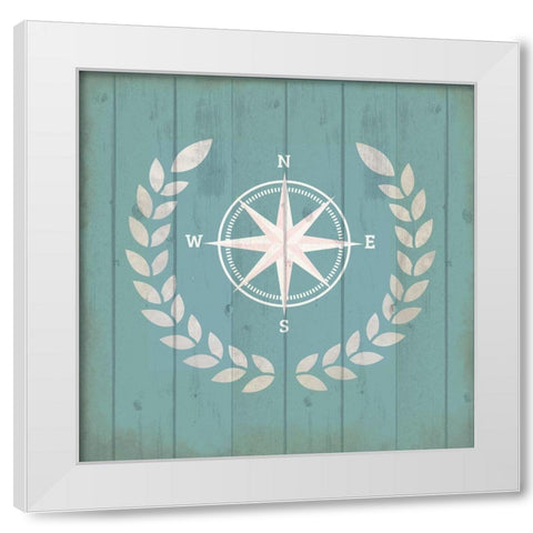 Travel the Sea 4 White Modern Wood Framed Art Print by Kimberly, Allen