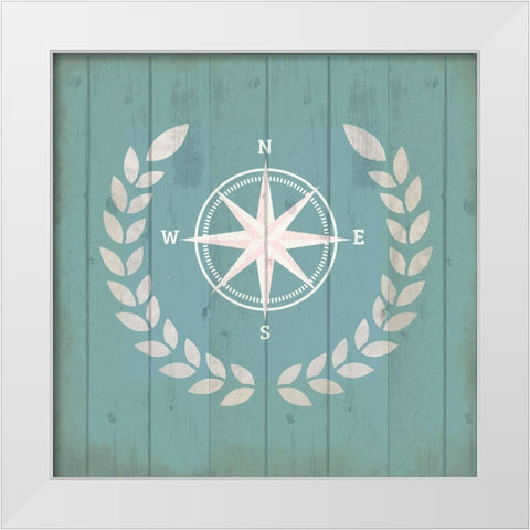Travel the Sea 4 White Modern Wood Framed Art Print by Kimberly, Allen