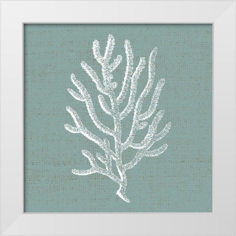 Ocean Blues 1 White Modern Wood Framed Art Print by Allen, Kimberly