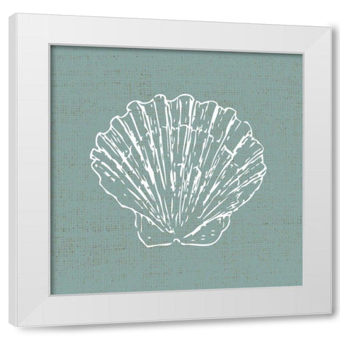 Ocean Blues 3 White Modern Wood Framed Art Print by Allen, Kimberly