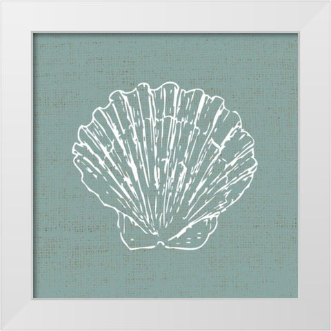 Ocean Blues 3 White Modern Wood Framed Art Print by Allen, Kimberly