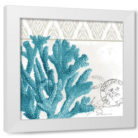 By the Sea 2 White Modern Wood Framed Art Print by Allen, Kimberly