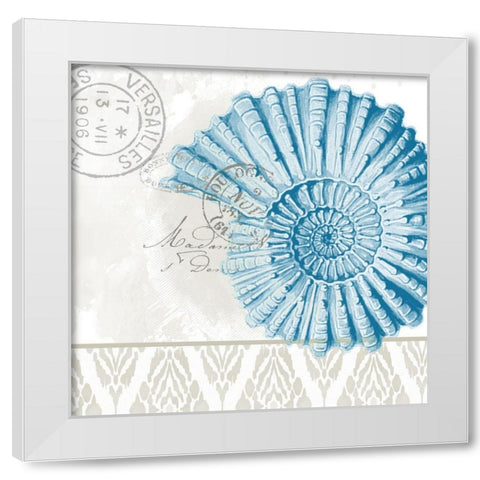 By the Sea 3 White Modern Wood Framed Art Print by Allen, Kimberly