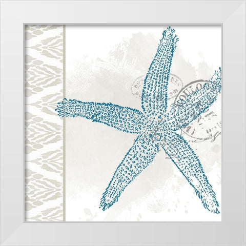 By the Sea 5 White Modern Wood Framed Art Print by Allen, Kimberly
