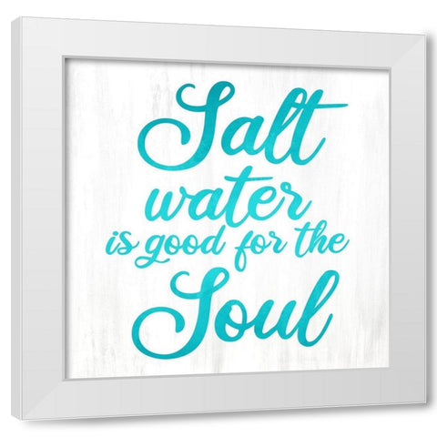 Seas the Day 4 White Modern Wood Framed Art Print by Allen, Kimberly