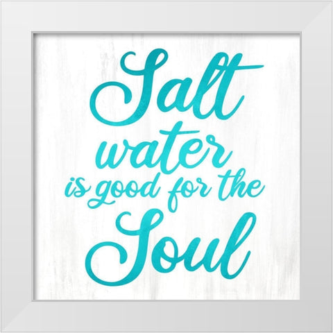 Seas the Day 4 White Modern Wood Framed Art Print by Allen, Kimberly